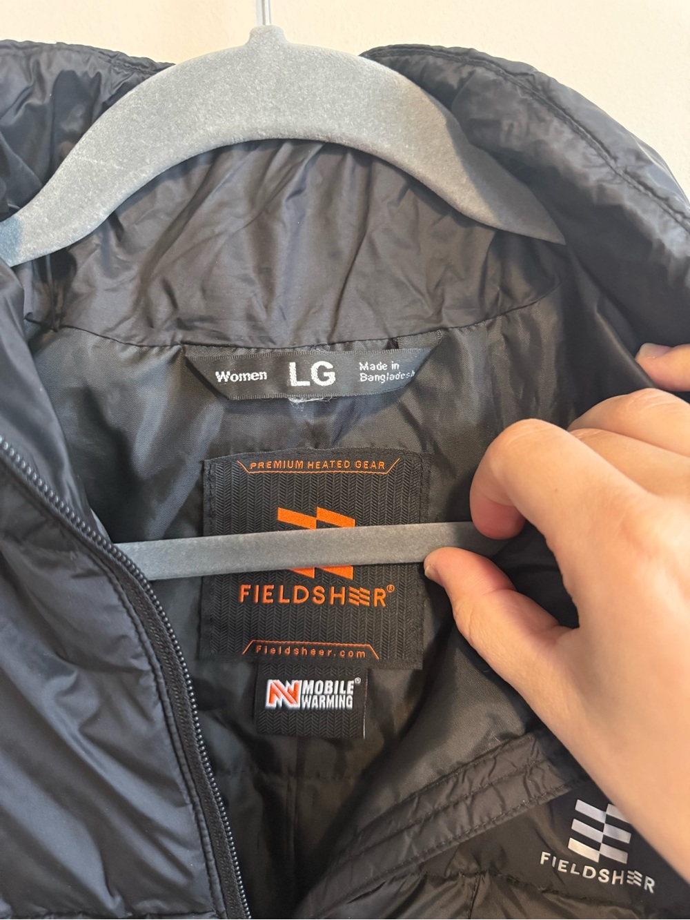 Fieldsheer Women's Heated Puffer Jacket Mobile Heat *No Battery* Large - Picture 9 of 13